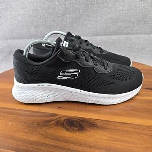 Skechers Skech Lite Pro Black Air Cooled Memory Foam Shoes 149990 Women's Sz 8.5